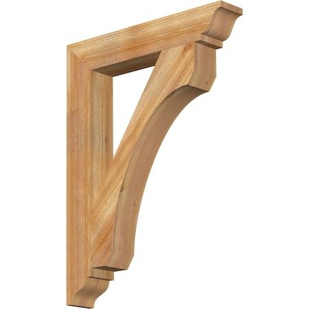 Legacy Traditional Rough Sawn Bracket, Western Red Cedar, 4W X 24D X 32H